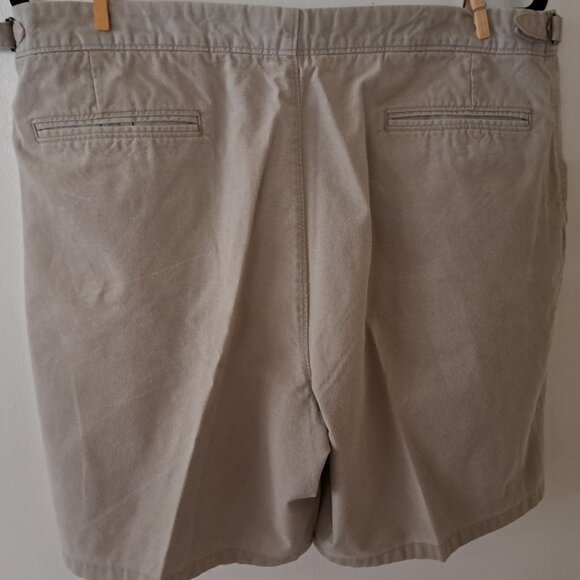 Haggar EZ's Khaki Casual Shorts Men 38 Waist Pre-Owned - Picture 4 of 8